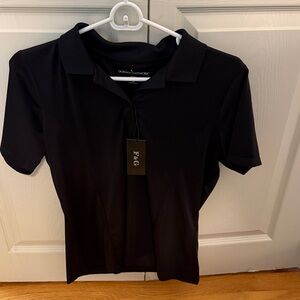 Fairway & Greene Black Polo Shirt